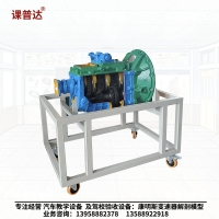课普达｜康明斯变速器解剖模型｜手动变速全剖切，减速电机驱动，档位传递演示